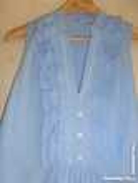 Tunique bleue volant&eacute;e (59) Vtements
