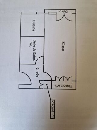  Appartement à louer 1 pièce 30 m²