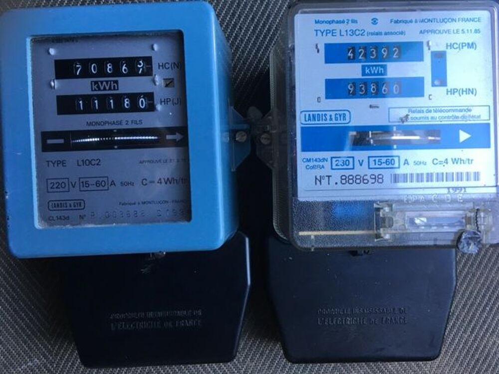 compteur &eacute;lectrique monophas&eacute; Bricolage