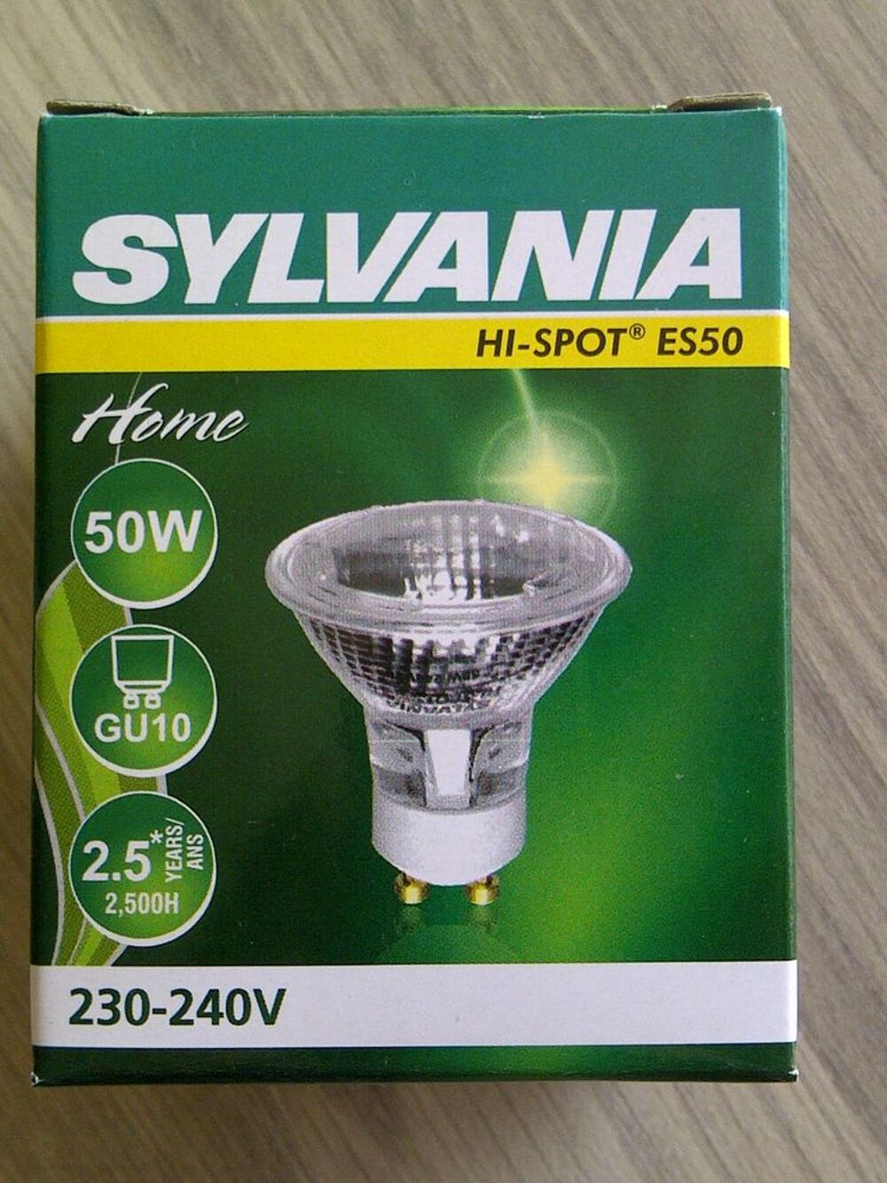Ampoules pour spot encastr&eacute;s marque SYLVANIA Bricolage
