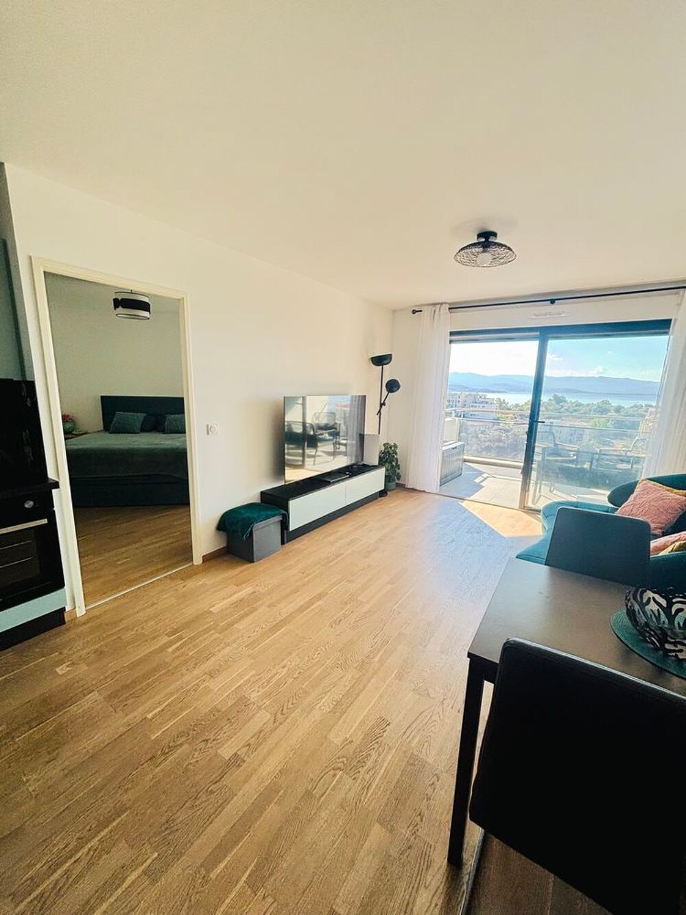 Vente Appartement T2 standing vue mer panoramique + parking privé Ajaccio
