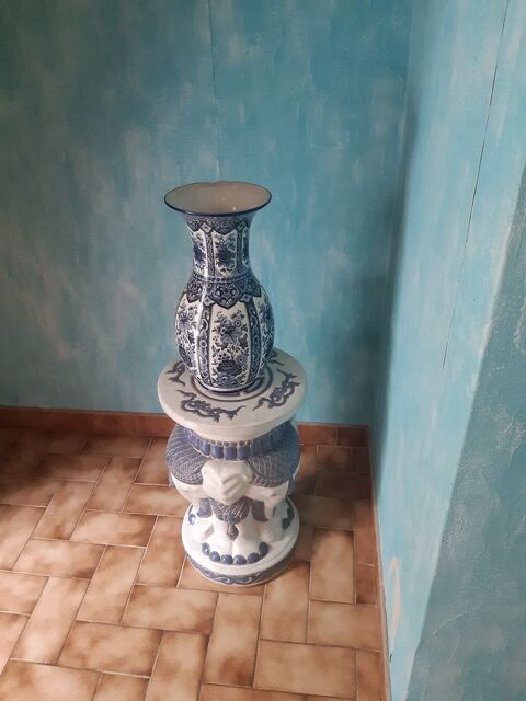 colonne + vase cramique 30 Maisse (91)