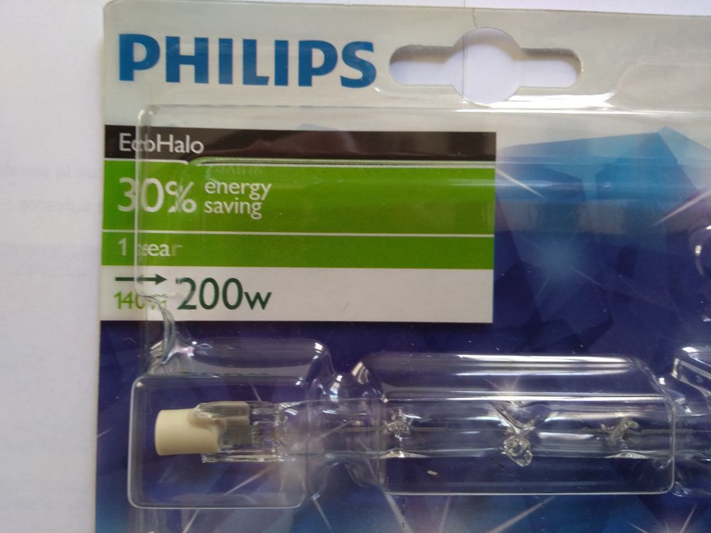Ampoule Eco Halog&egrave;ne, crayon, Philips, neuve, Décoration