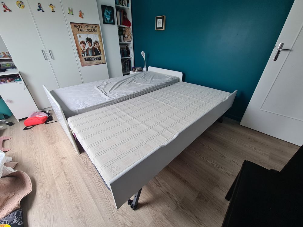 Lit enfant avec tiroir lit suppl&eacute;mentaire Mobilier enfants