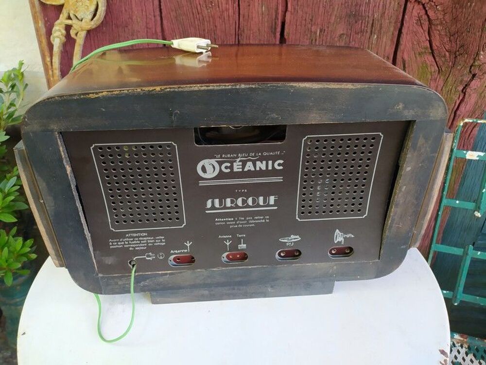 Radio TSF Oceanic Surcouf Vintage Ann&eacute;es 50
