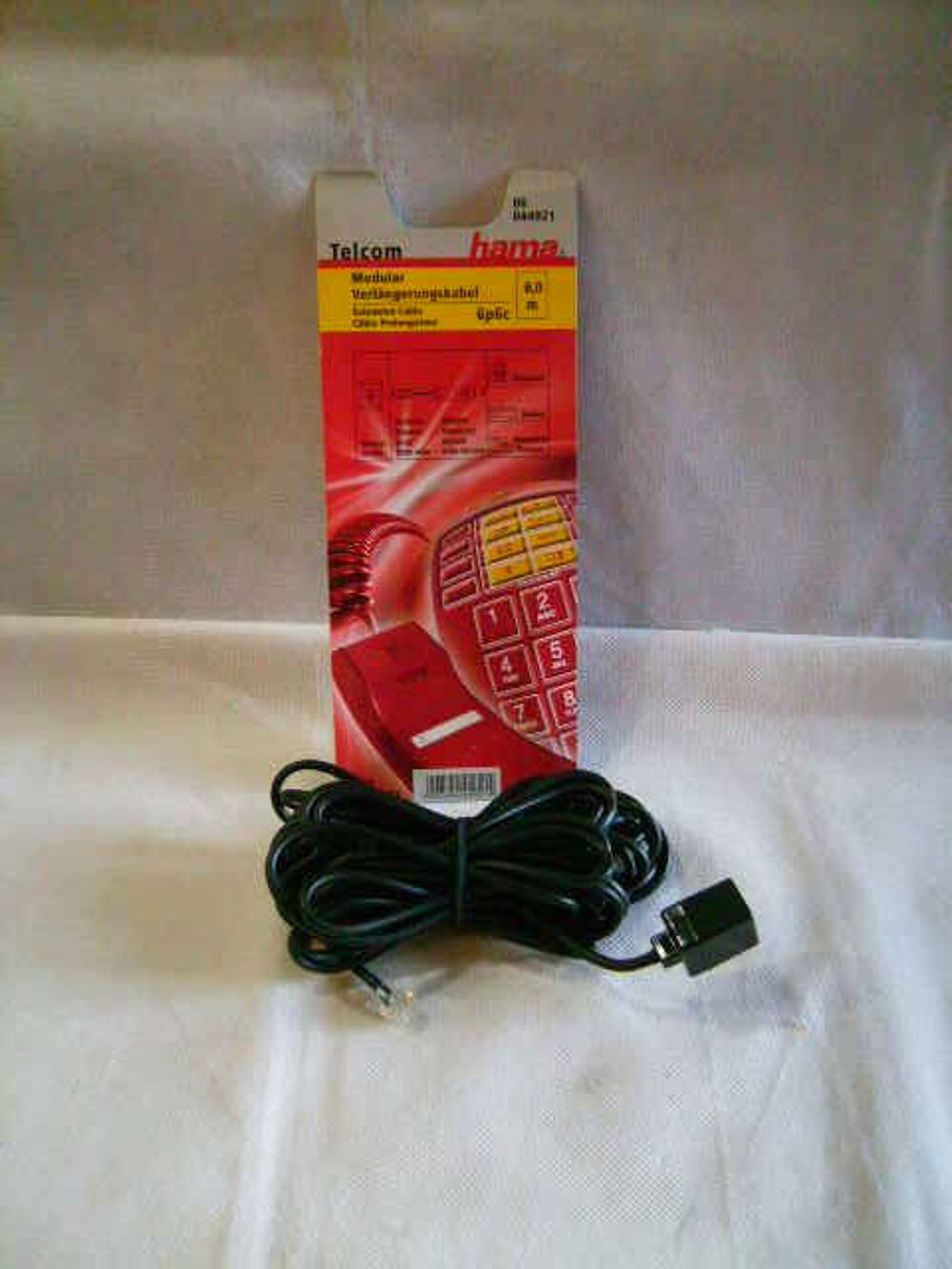  Rallonge t&eacute;l&eacute;phonique HAMA RJ11 Téléphones et tablettes