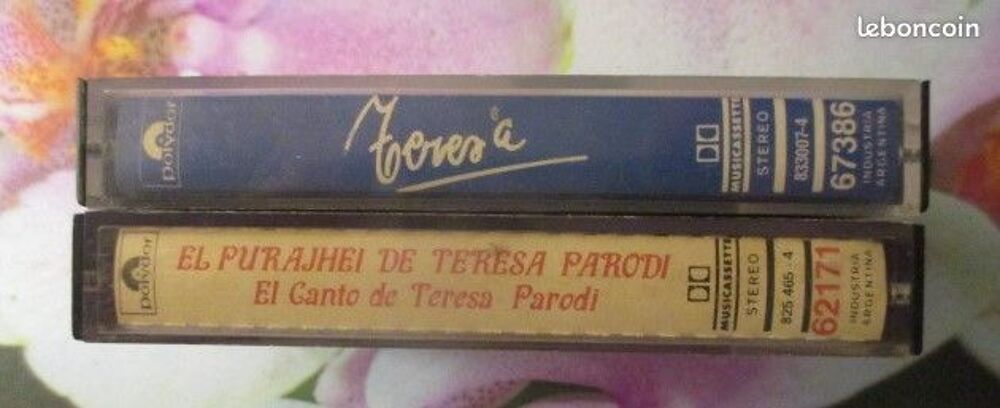 Cassettes audio Teresa Parodi CD et vinyles