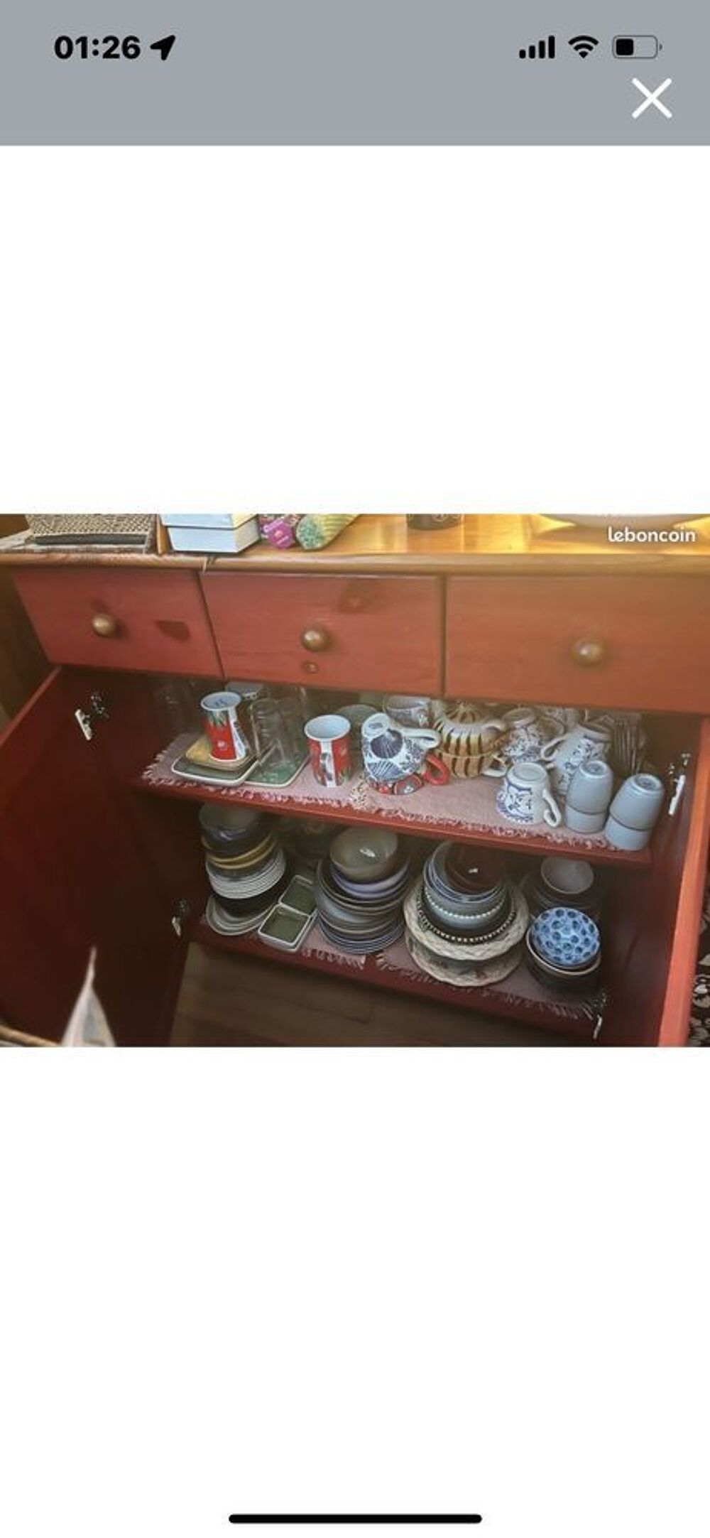 joli buffet bas en bois Meubles