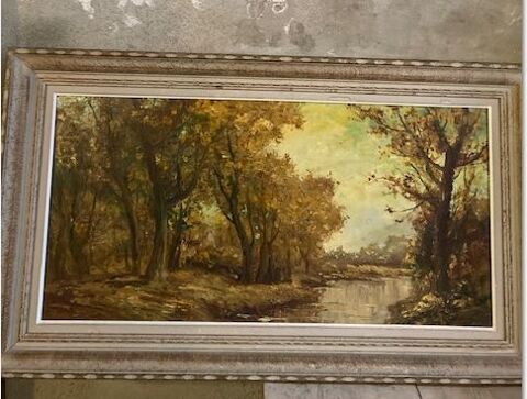 TABLEAU HUILE SUR TOILE 100 Cannes (06)