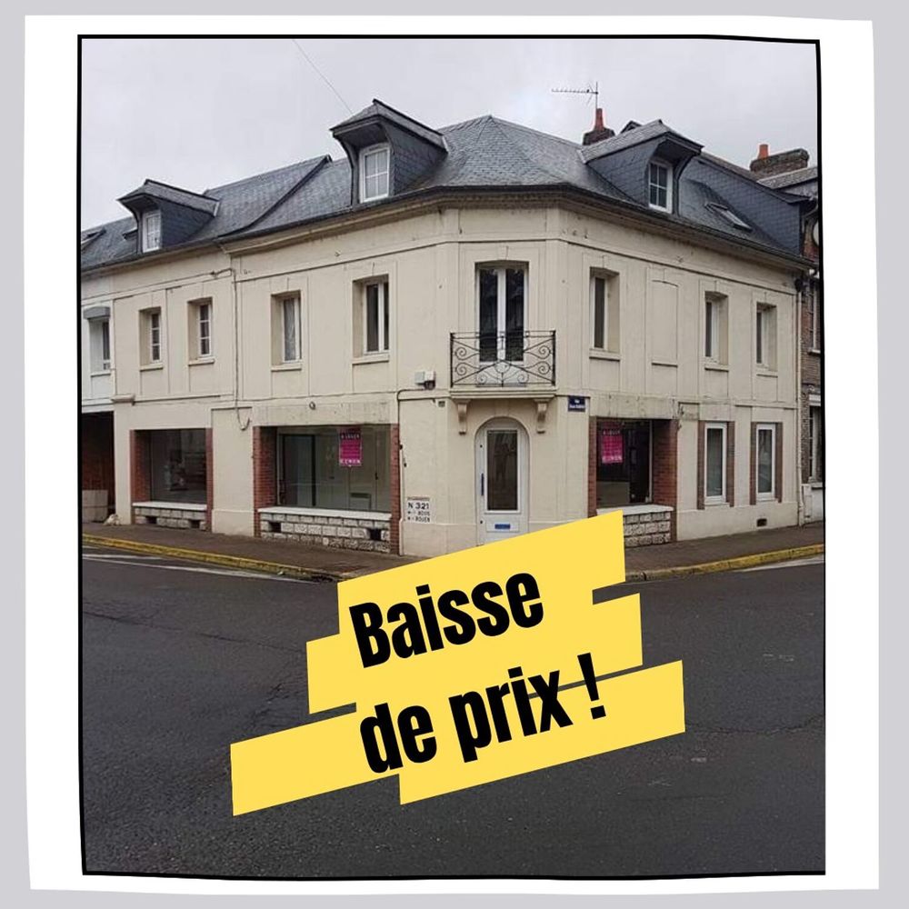 Vente Investisseur BAISSE DE PRIX Immeuble 250 m²  Bureaux rénovés + logement Pont-saint-pierre