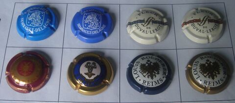 Lot n� 11 - 8 Capsules de Champagne en bon �tat : 4 Montgeron (91)