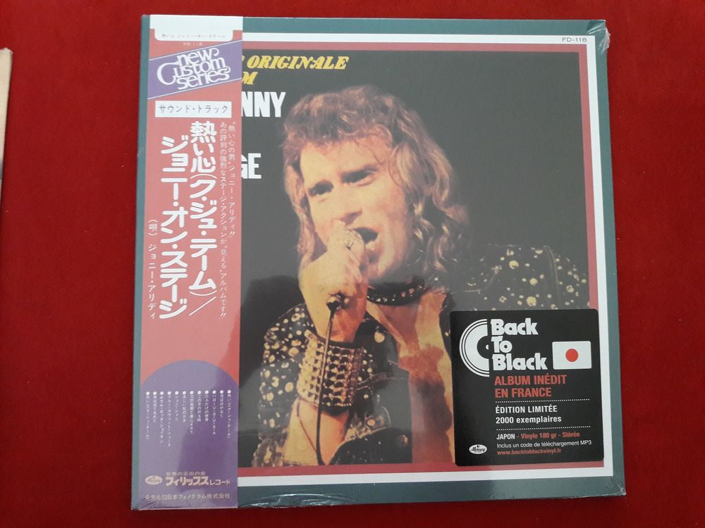 J HALLYDAY Vinyle ON STAGE import JAPON CD et vinyles