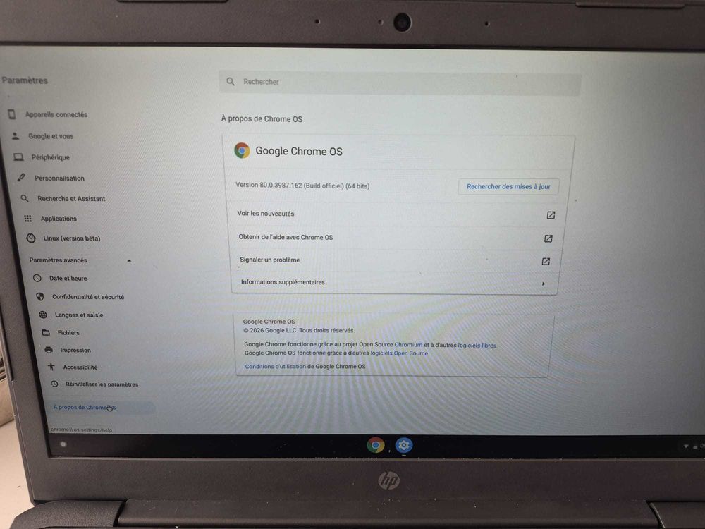 pc chromebook G14 Matériel informatique