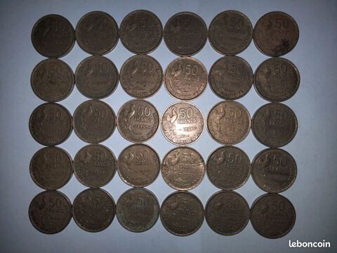 Lot de 30 pièces de 50 francs Guiraud voir photos 15 Créhange (57)