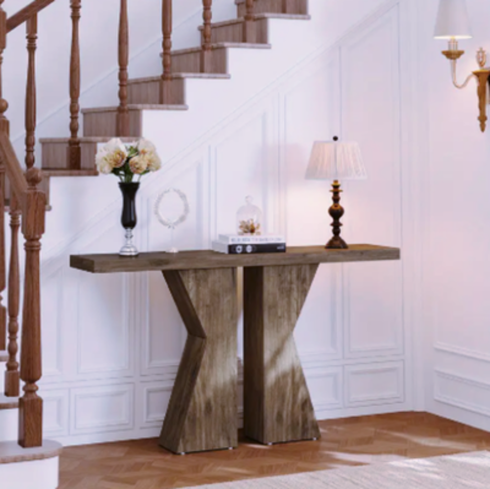 Console en V bois massif ? Silhouette originale &amp; minimalism Meubles