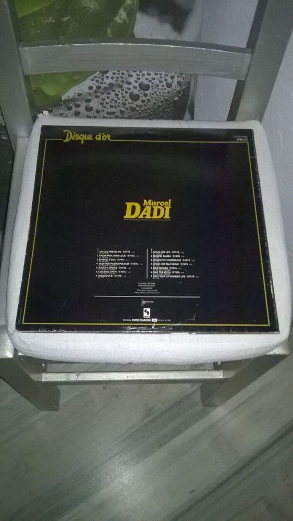 Vinyle Marcel Dadi
Disque d'Or
1980
Excellent etat
My Ol CD et vinyles