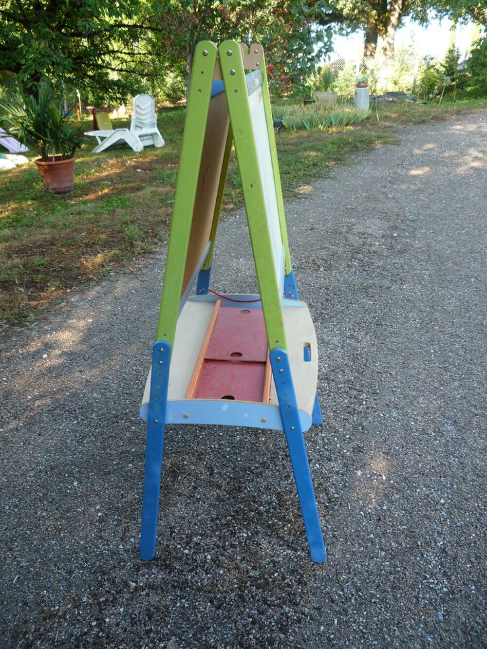 Jeujura - Tableau Double face Cr&eacute;atifs en Bois (craies Jeux / jouets