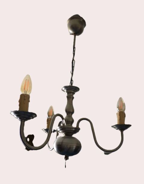 Lustre suspension 3 branches laiton 5 Saint-Maixent-l'�cole (79)