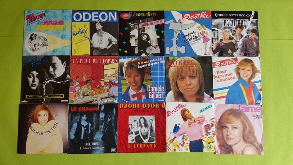 LES 45T PHOTO 34 CD et vinyles