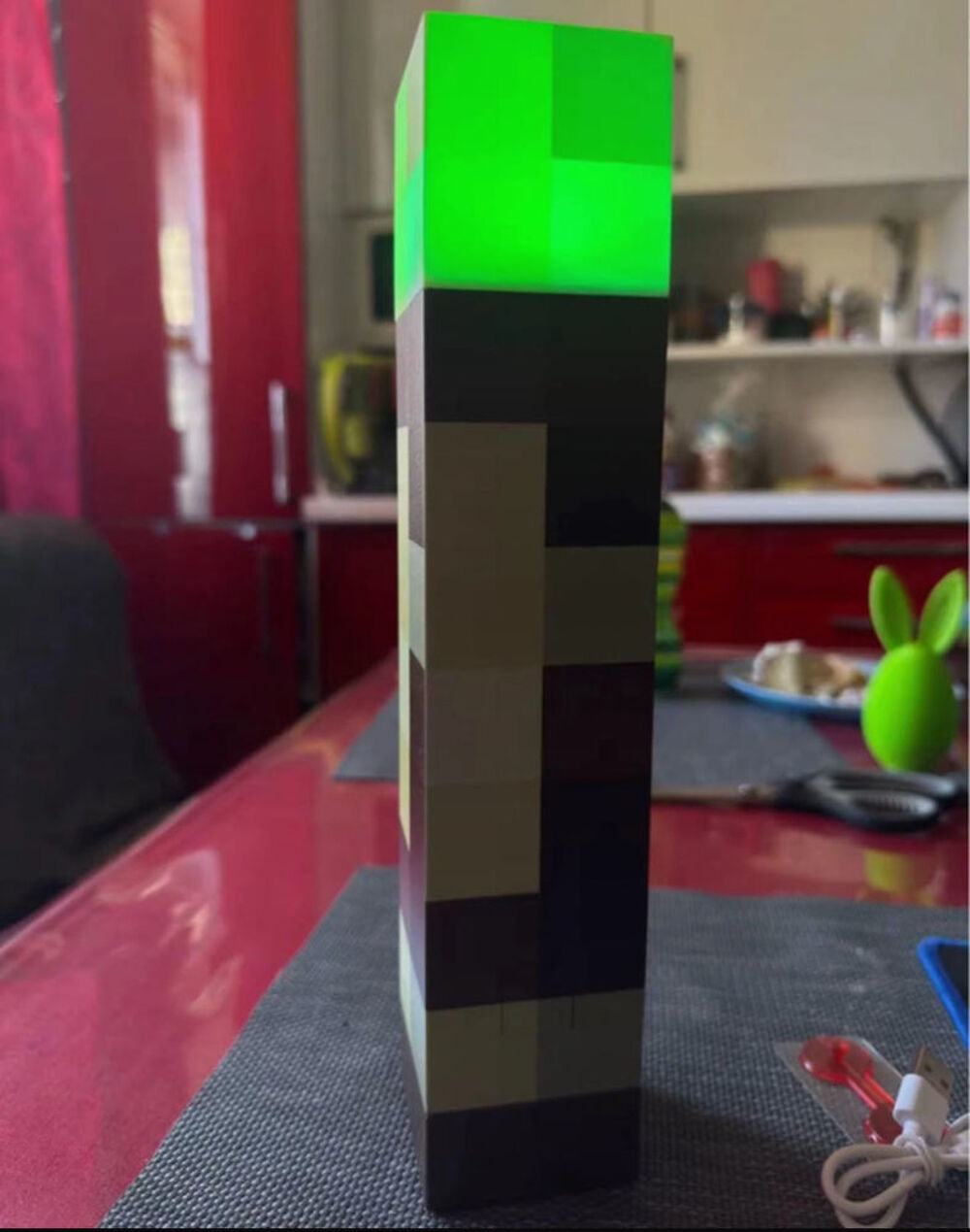 torche minecraft led neuf D�coration