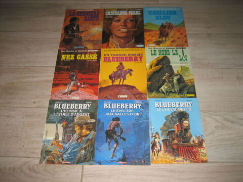 lot 9 bd BLUEBERRY dargaud cartonn� 55 C�zy (89)