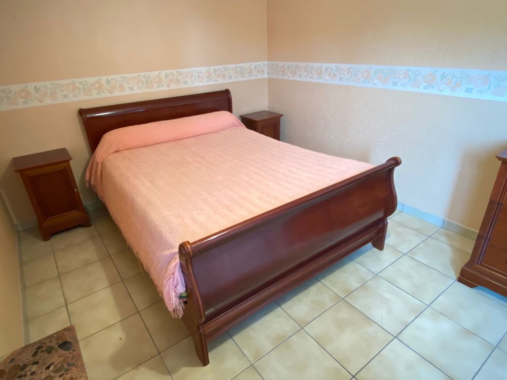 LIT 140 cm style Louis Philippe (+ voir chambre compl&egrave;te) Meubles