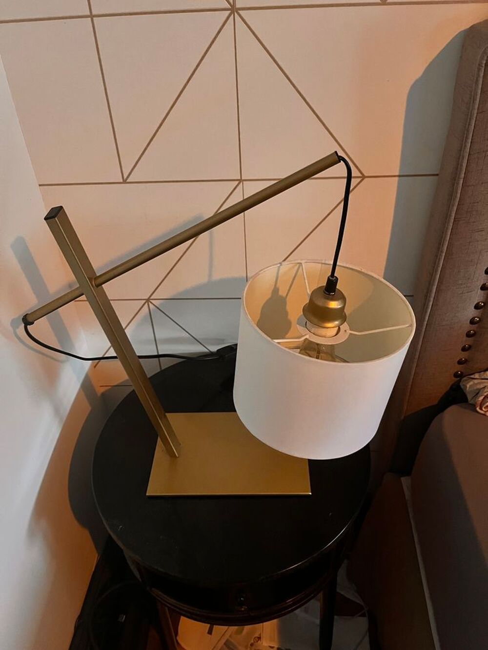 2 lampes chevets &agrave; poser design Décoration
