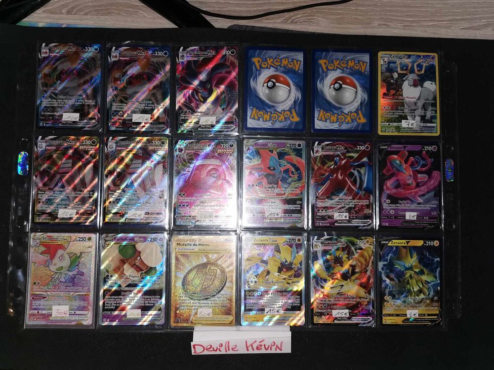 5.Cartes Pok&eacute;mon Ultra Rare Secret, Full Art, Tg,Alternative Jeux / jouets