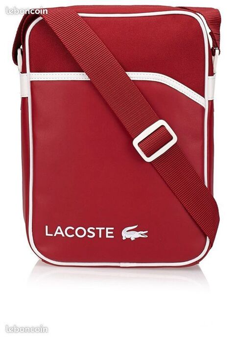 Saccoche Lacoste a Bandoulière rouge neuf 70 Lyon 2 (69)