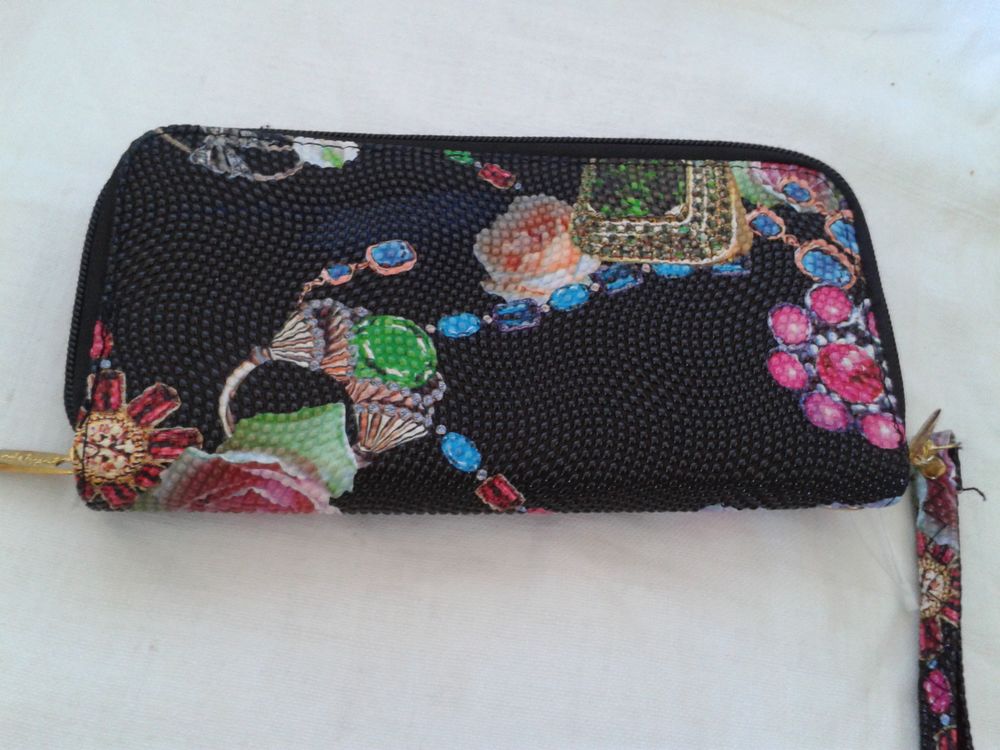 porte monnaie neuf motifs bijoux fantaisie Maroquinerie