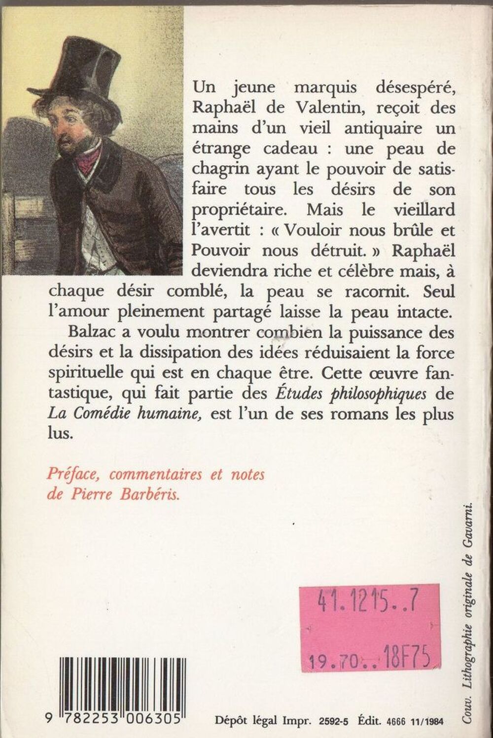 La peau de chagrin - Honor&eacute; de Balzac Livres et BD