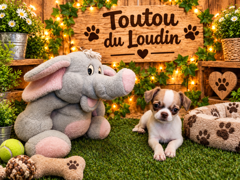 Chiot Chihuahua poils courts m&acirc;le 750 18140 Précy