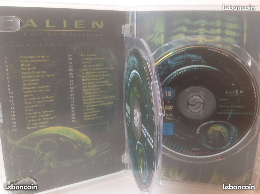 ALIEN 2DVDs &Eacute;DITION COLLECTOR Envoi Possible
DVD et blu-ray