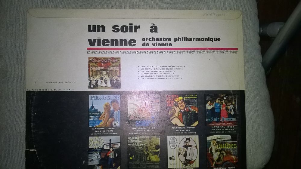 Vinyle Un soir &agrave; Vienne 
CD et vinyles