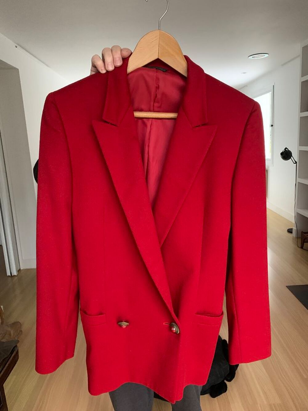 Blazer Gianni Versace en rouge Vtements