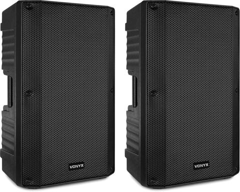 paire d'enceintes marques Wonyx, 1000W, d'occasion. Malo Les Bains (59)