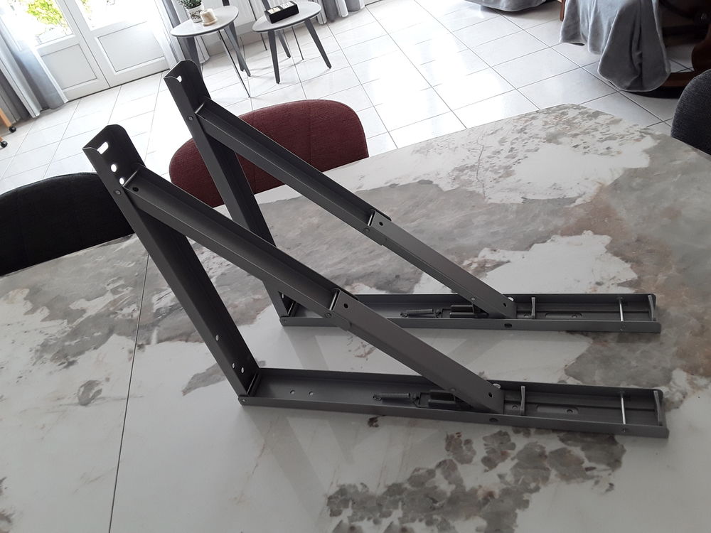 2 SUPPORTS EQUERRE RABATTABLES Bricolage