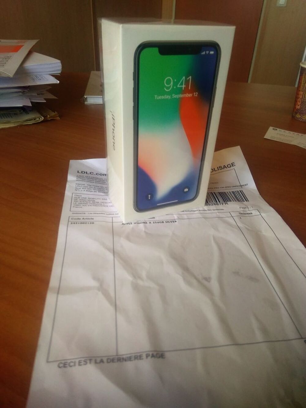 Apple IPHONE X 256GB SILVER NEUF SOUS BLISTER Téléphones et tablettes