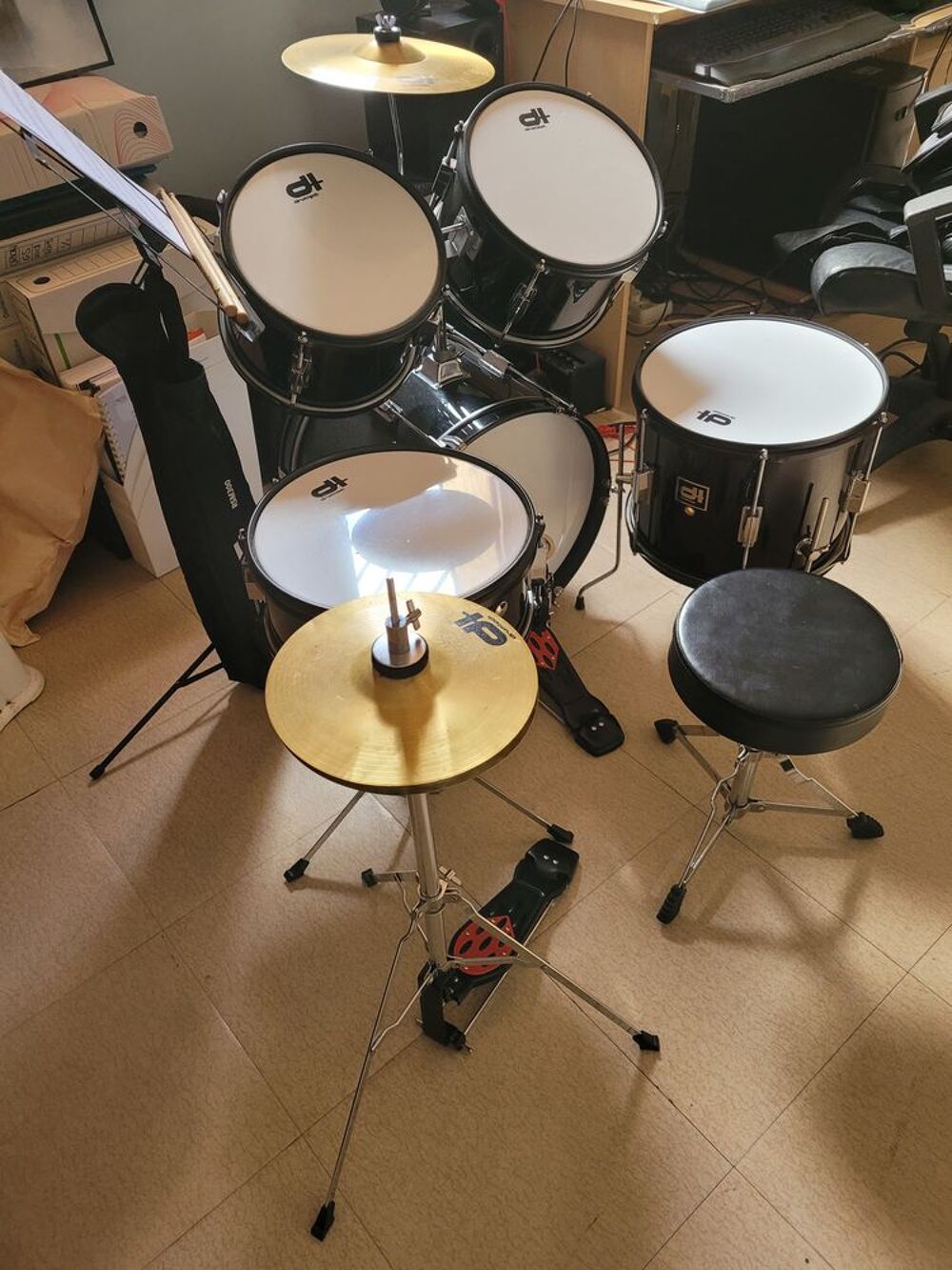 batterie pour enfant d&eacute;butant Instruments de musique