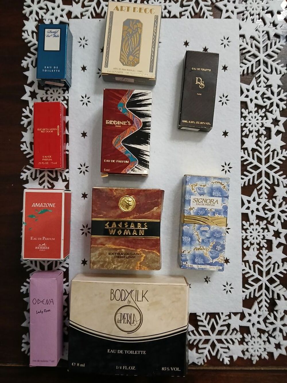Collection de flacons miniatures 