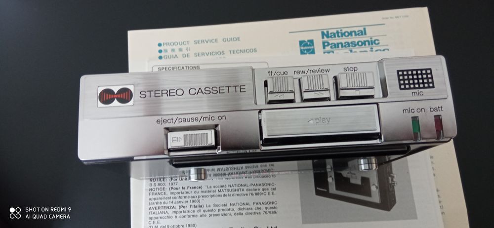 Walkman Panasonic rs-j3 Audio et hifi