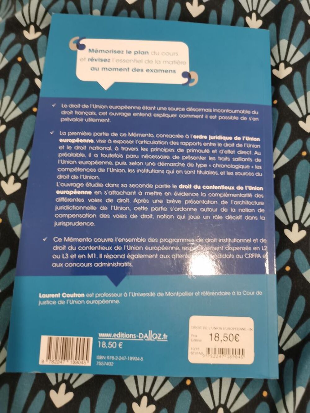 Mementos Dalloz. Droit de l'union europ&eacute;enne Livres et BD