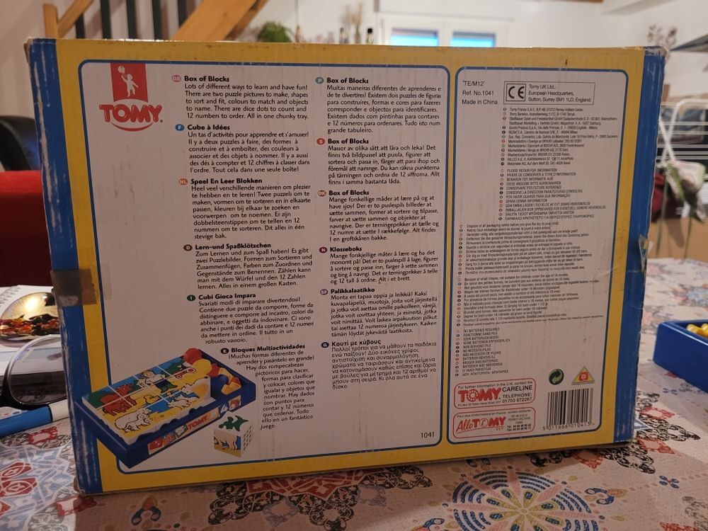 Ancien jeu &eacute;ducatif. Tomy. Jeux / jouets