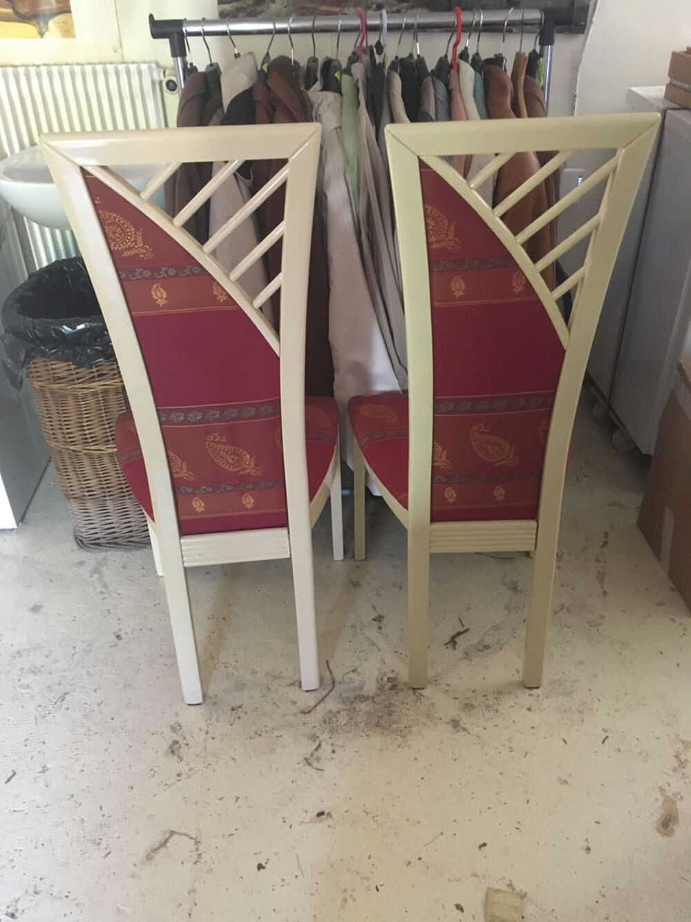 chaises vintage grands dossiers Meubles