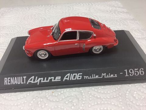 RENAULT ALPINE A106 1956 mille Miles. 1/43 voiture miniature 10 Alès (30)