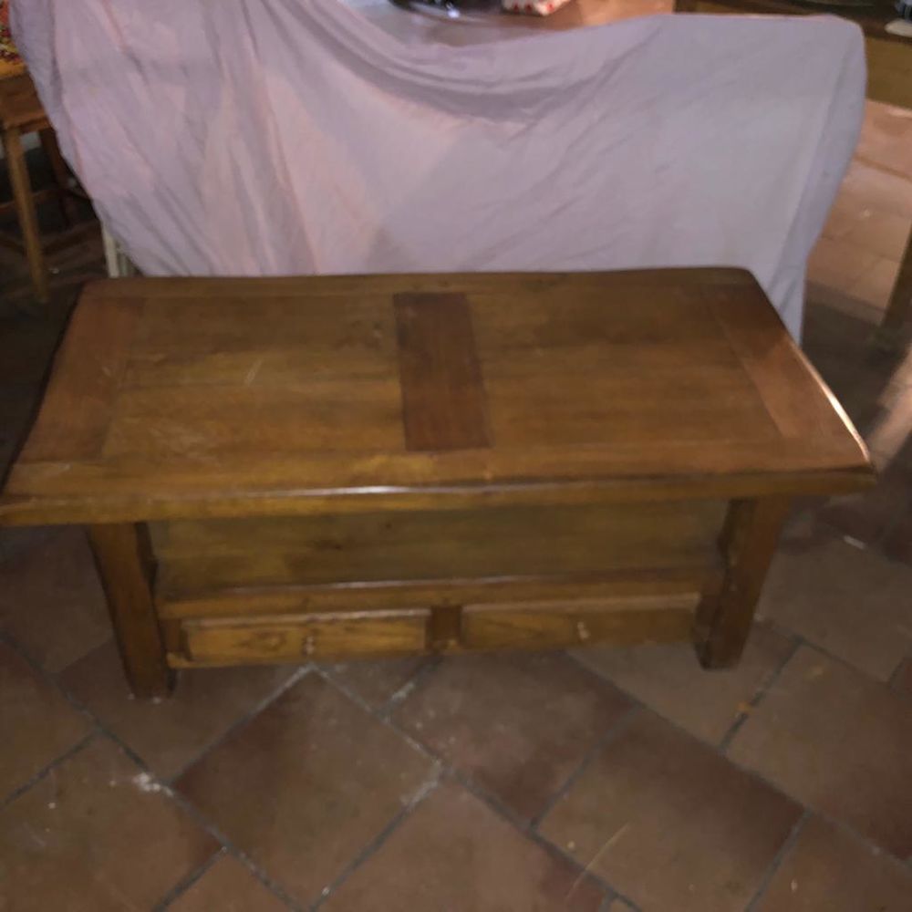 TABLE BASSE CHENE MASSIF Meubles