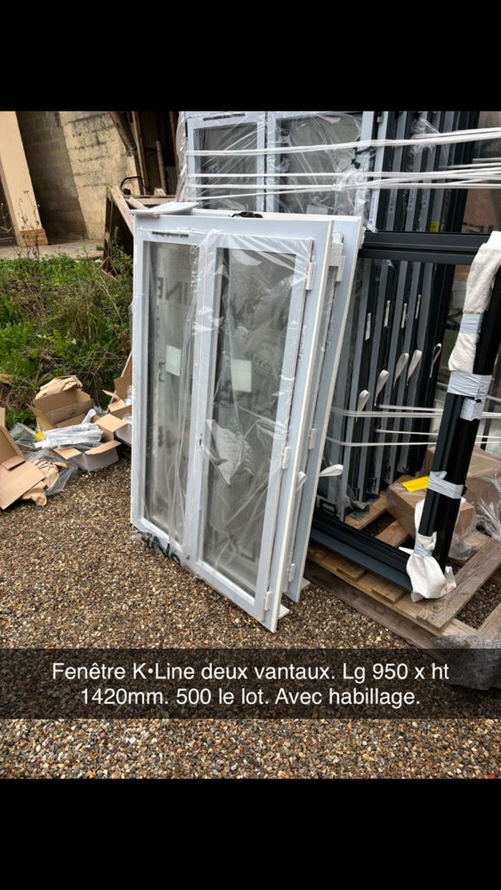 Menuiserie Aluminium K?Line neuves. Bricolage