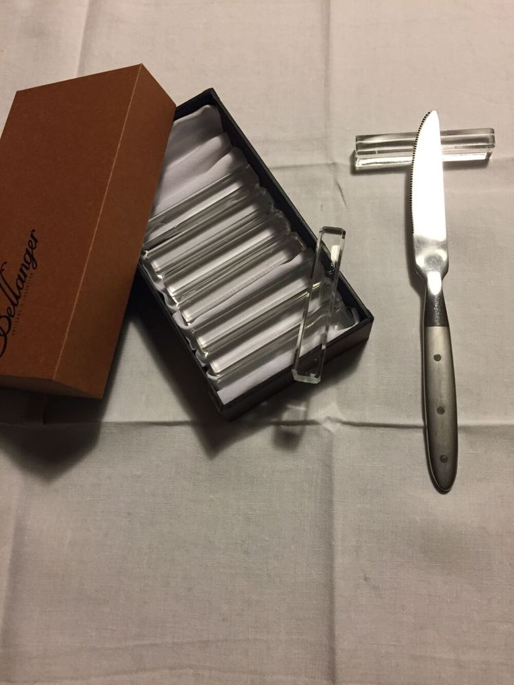 Porte couteaux r&eacute;glette cristal Cuisine