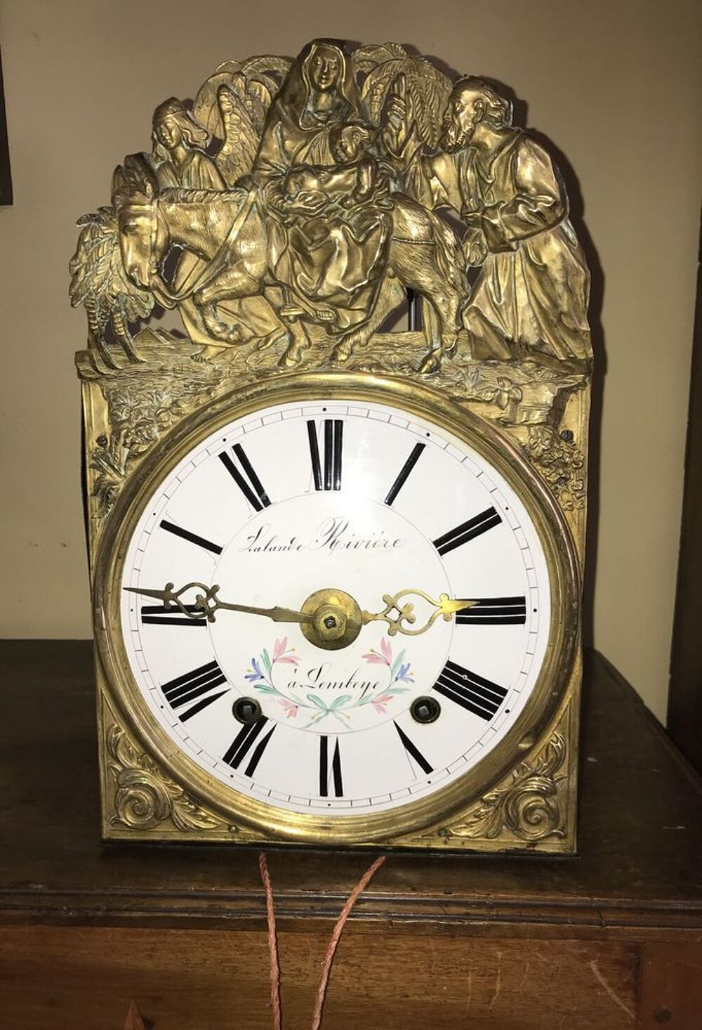 horloge comtoise 1900 LALANDE RIVIERE Décoration