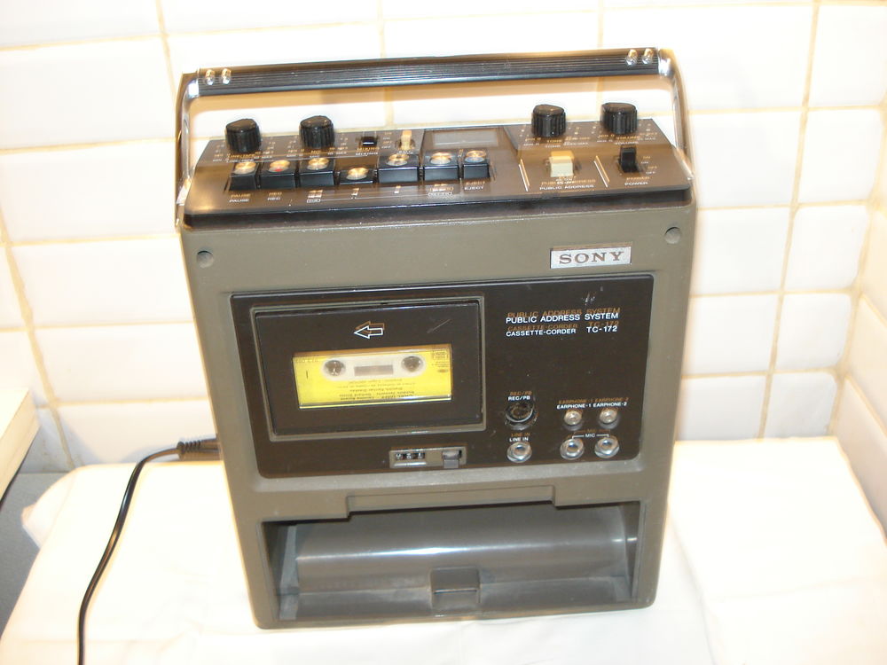 Sony TC-172 cassette-corder vintage Public Audio et hifi